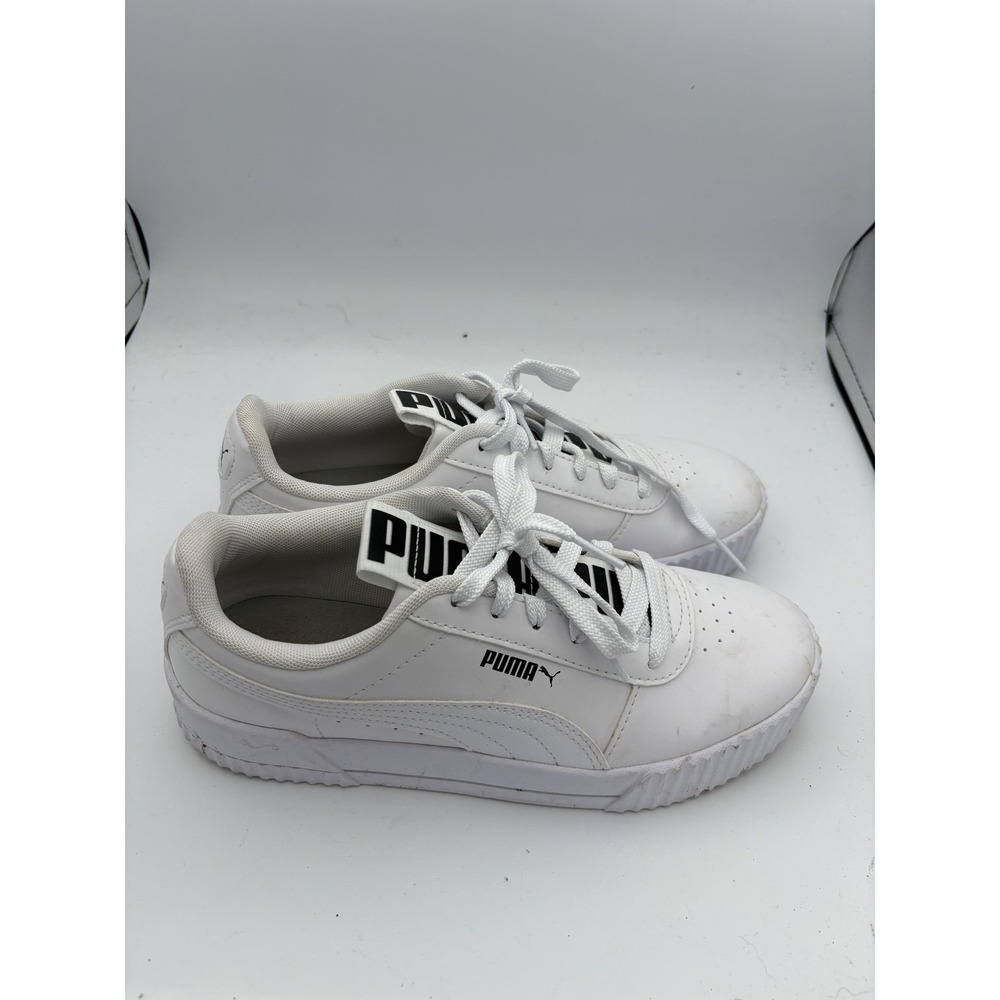 PUMA Shoes Womens Size 8.5 White SoftFoam+ Low Top Walking Sneakers Comfort